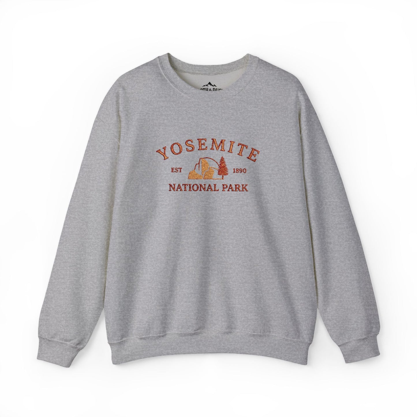 Yosemite National Park Crewneck Sweatshirt -S - Sloth & Duck