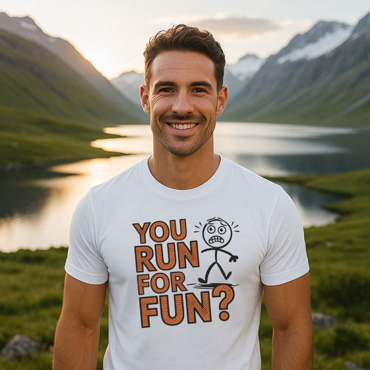"You Run For Fun?" T-Shirt - T-Shirt - S - Sloth & Duck