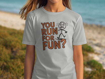"You Run For Fun?" T-Shirt - T-Shirt - S - Sloth & Duck