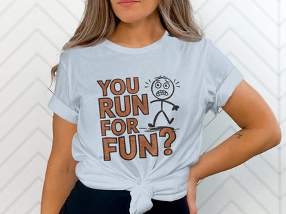 "You Run For Fun?" T-Shirt - T-Shirt - S - Sloth & Duck