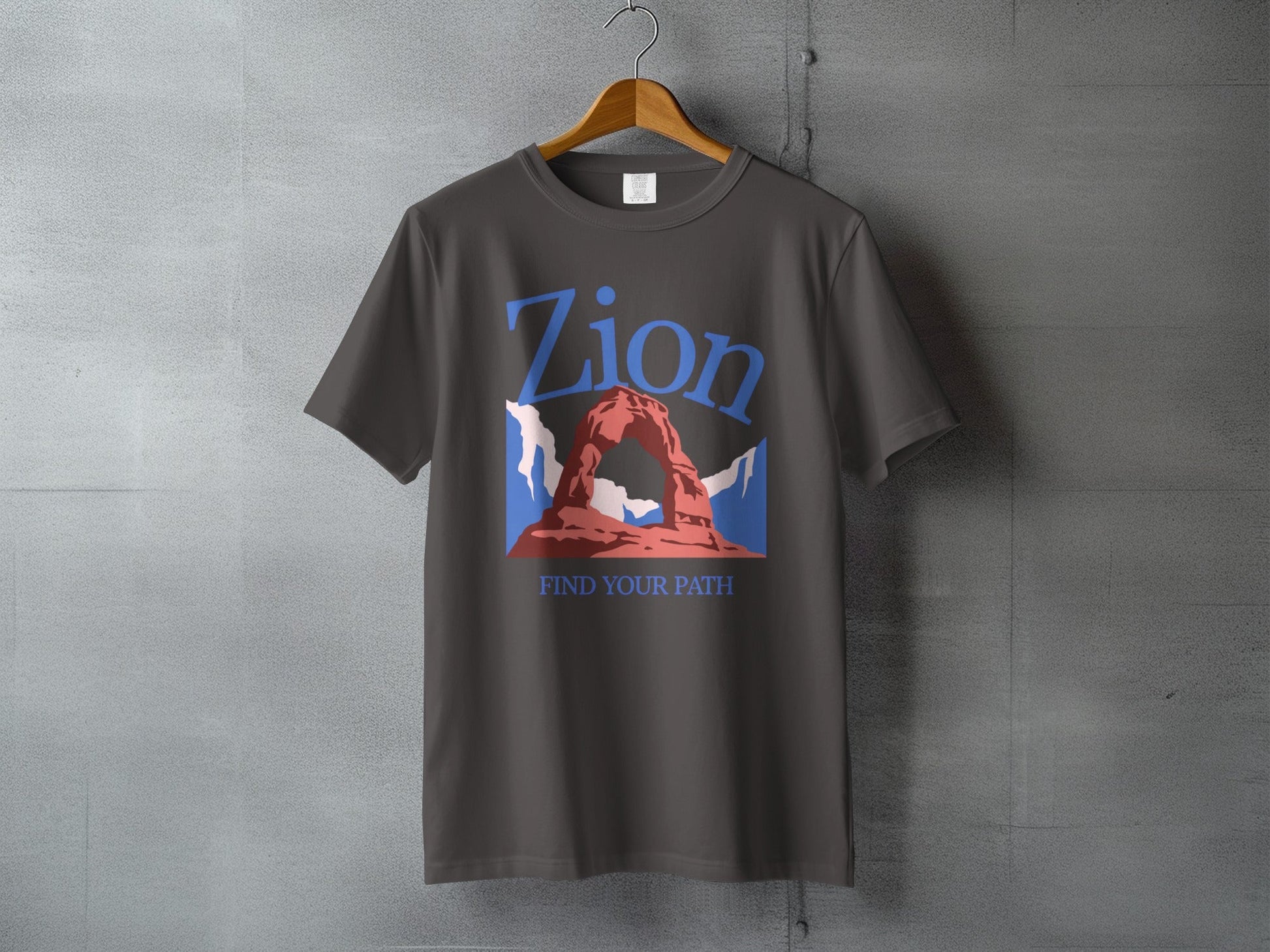 Zion National Park "Find Your Path" T-Shirt - S - Sloth & Duck