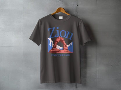 Zion National Park "Find Your Path" T-Shirt - S - Sloth & Duck