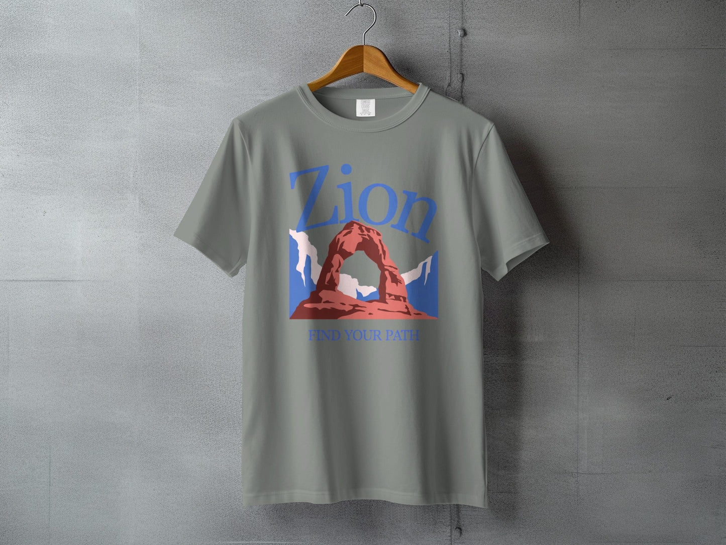Zion National Park "Find Your Path" T-Shirt - S - Sloth & Duck