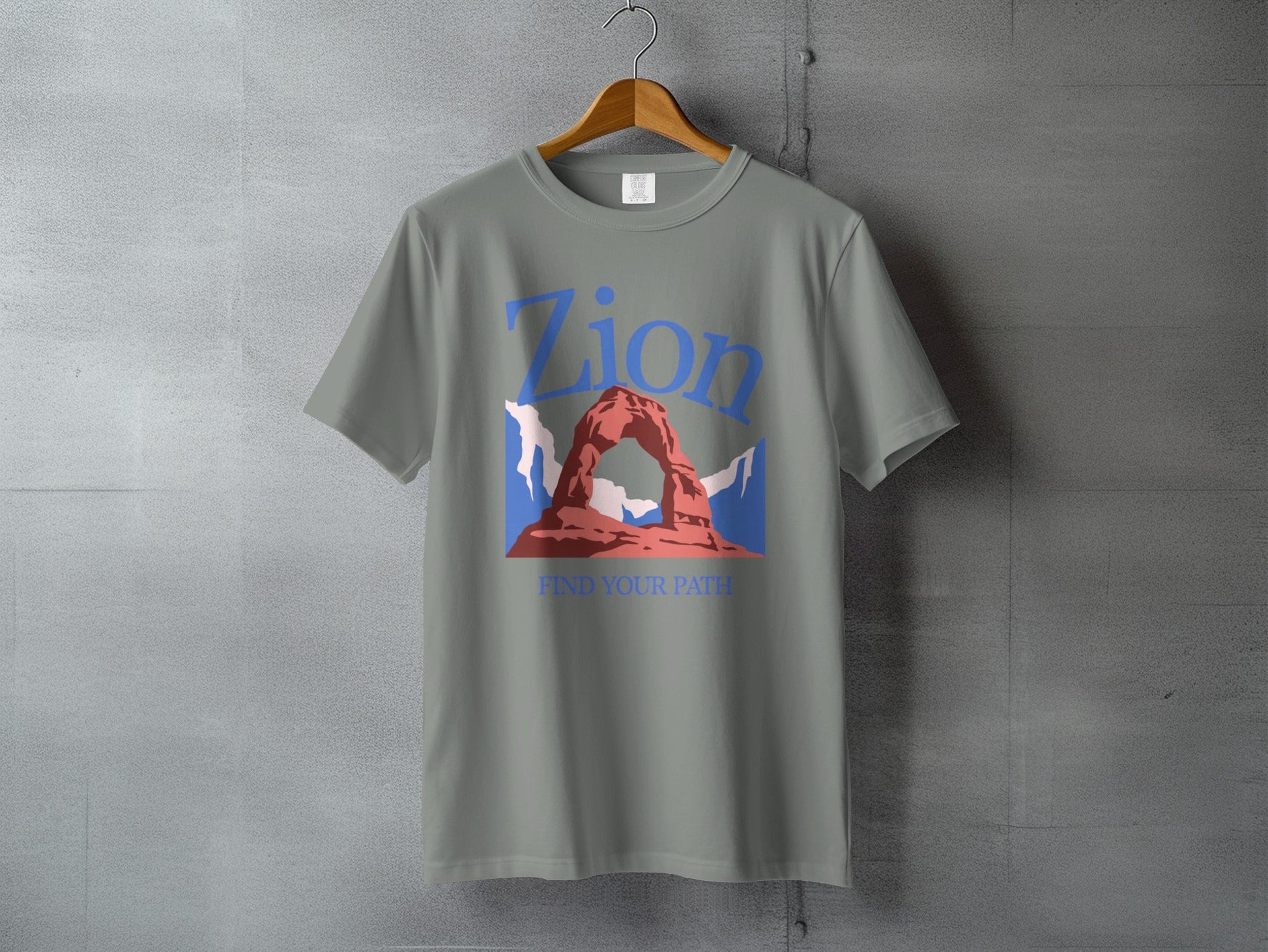Zion National Park "Find Your Path" T-Shirt - S - Sloth & Duck
