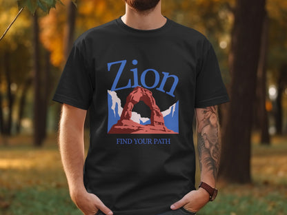 Zion National Park "Find Your Path" T-Shirt - S - Sloth & Duck