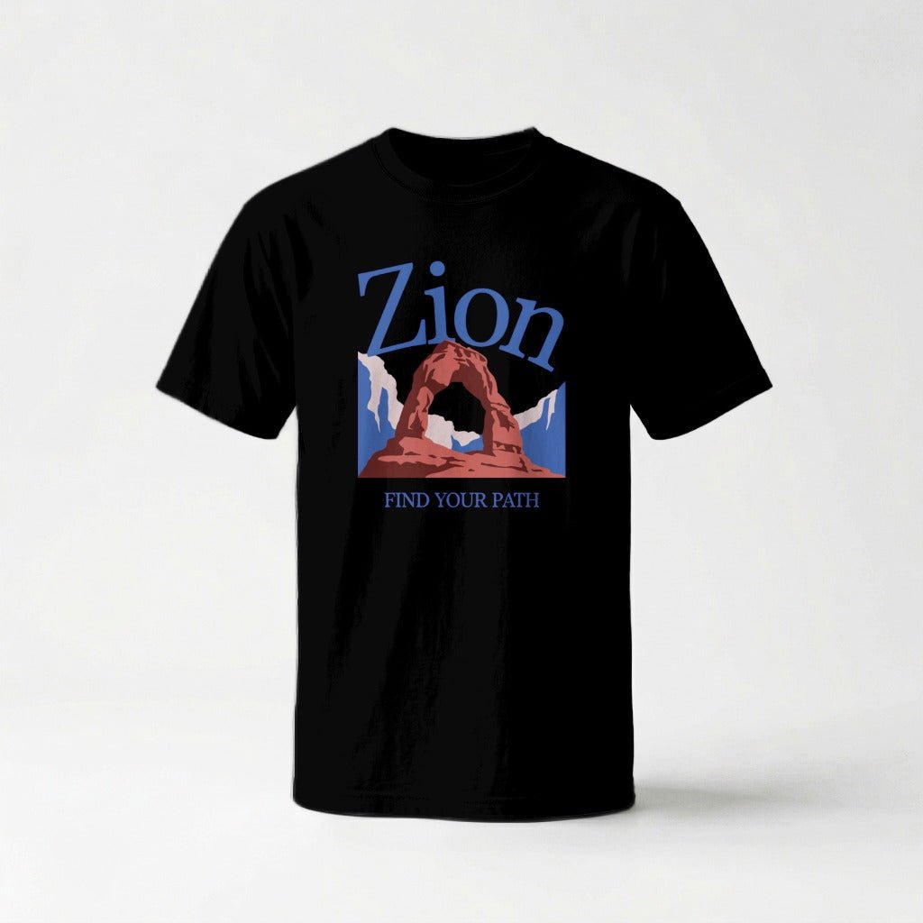 Zion National Park "Find Your Path" T-Shirt - S - Sloth & Duck