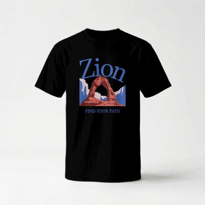 Zion National Park "Find Your Path" T-Shirt - S - Sloth & Duck