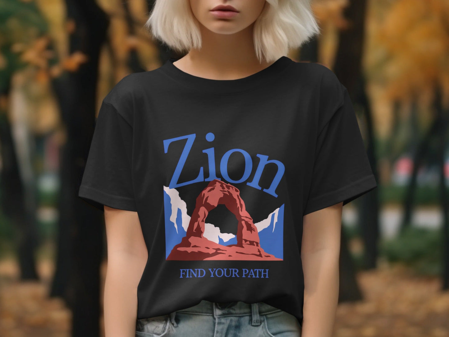 Zion National Park "Find Your Path" T-Shirt - S - Sloth & Duck