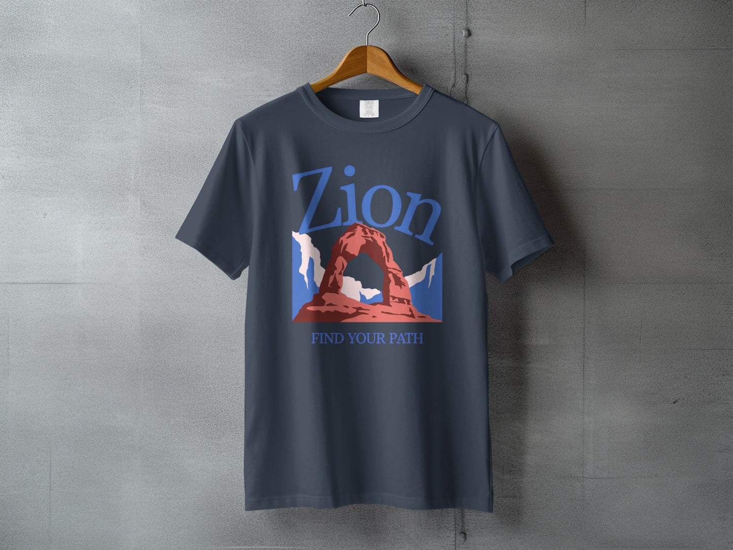 Zion National Park "Find Your Path" T-Shirt - S - Sloth & Duck