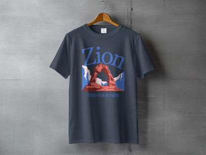 Zion National Park "Find Your Path" T-Shirt - S - Sloth & Duck