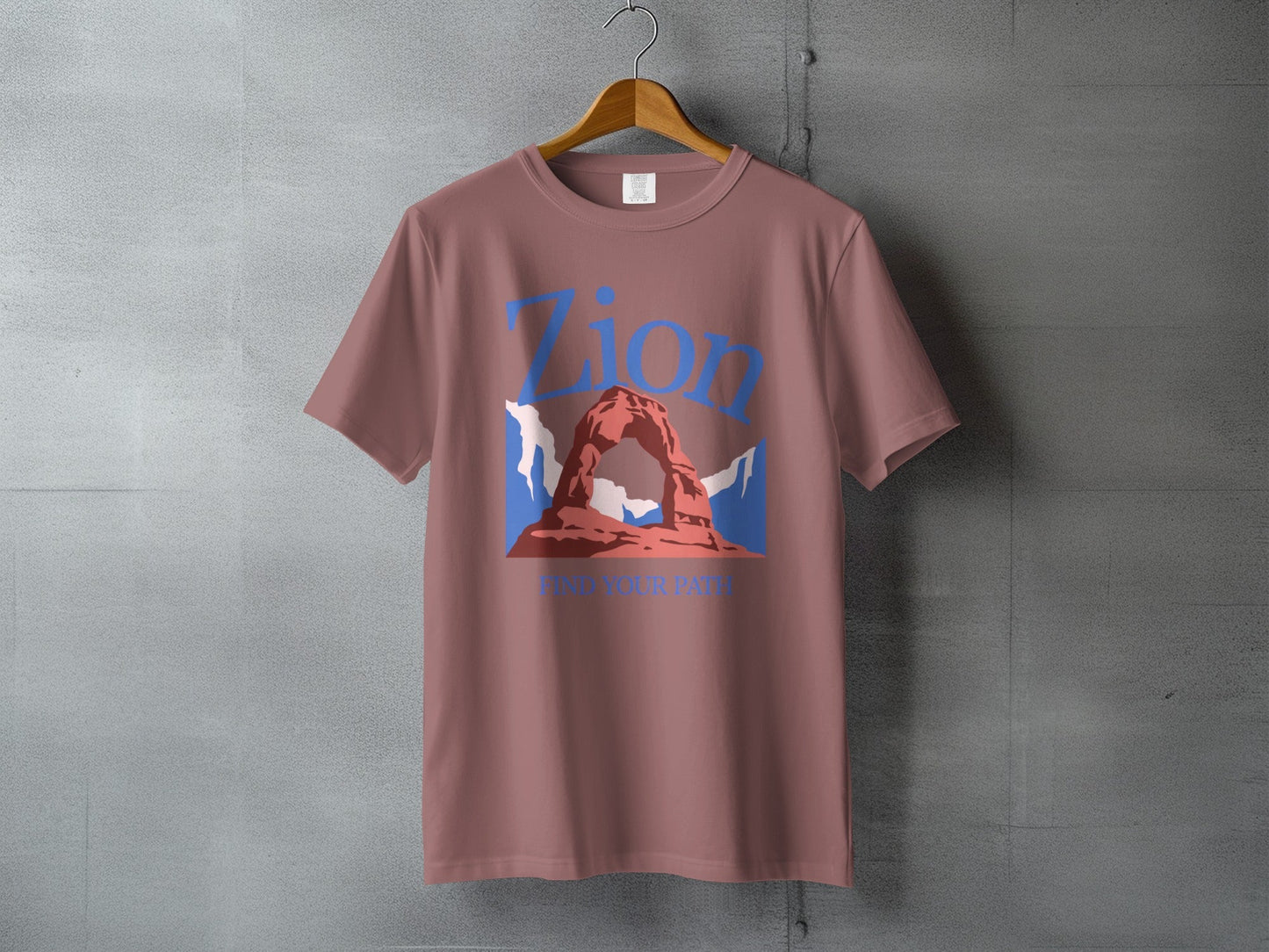Zion National Park "Find Your Path" T-Shirt - S - Sloth & Duck